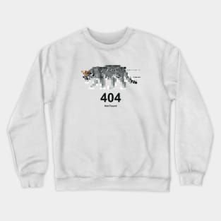 404 error. Not found. Memes internet Crewneck Sweatshirt